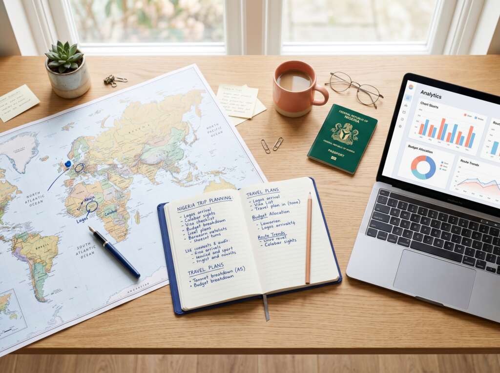 How to japa from Nigeria through work in 2026, a Nigerian professional leaving for a job abroad.