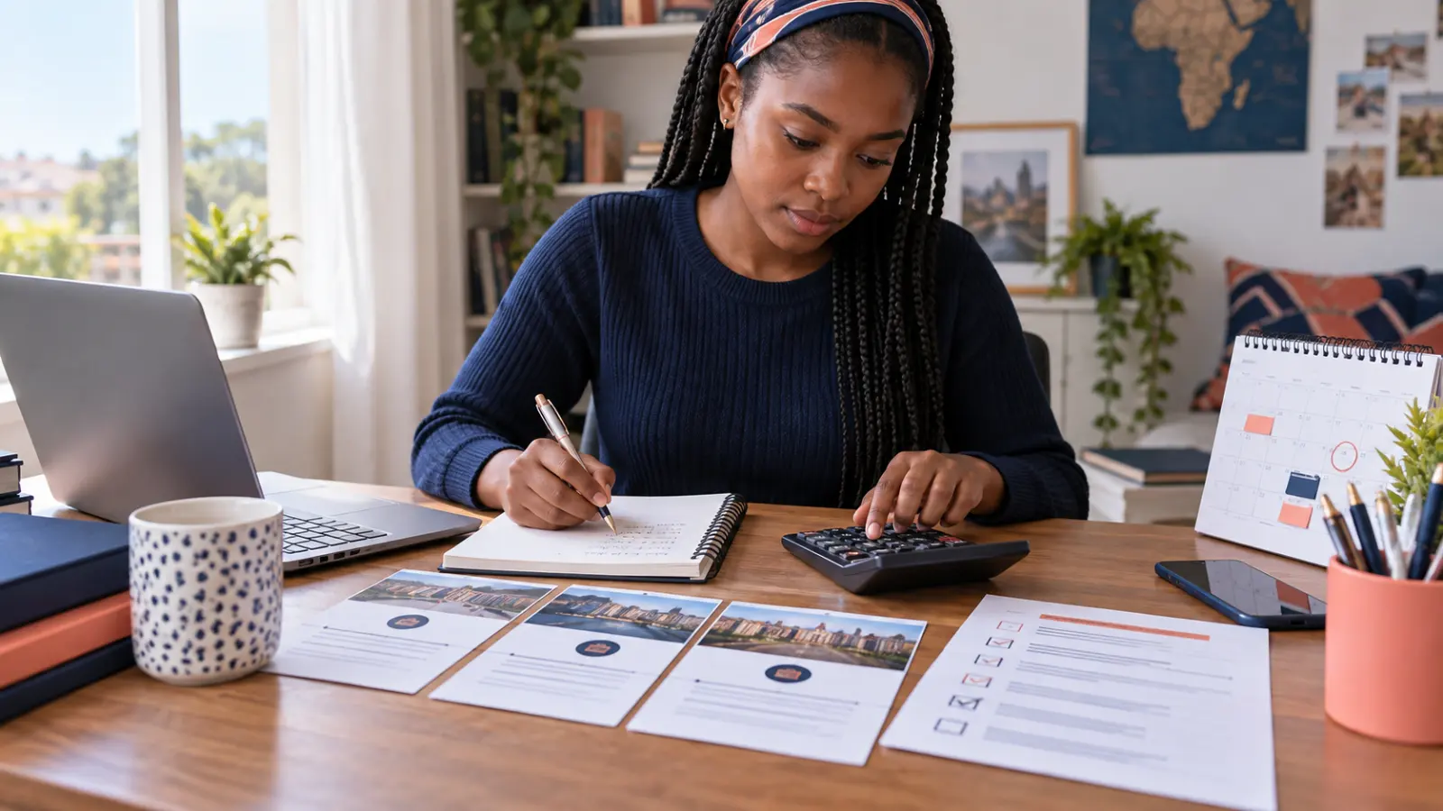 A Nigerian Chevening applicant checking eligibility and calculating post-degree work-experience hours.