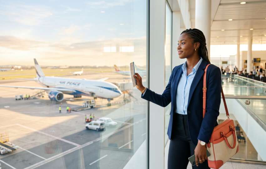 How to japa from Nigeria through work in 2026, a Nigerian professional leaving for a job abroad.